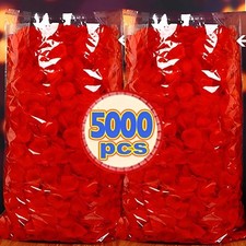 5000PCS Red Artificial Fake Rose Petals Wedding Event Romantic Night Party Decor