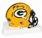 Brett Favre Signed Green Bay Packers Mini Helmet & Visor  Beckett Certified