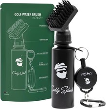 Caddy Splash Golf Club Brush Cleaner with Water - Heavy Duty Black
