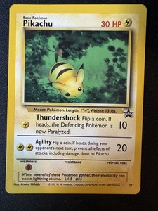 Pikachu Black Star Promo 27 | eBay