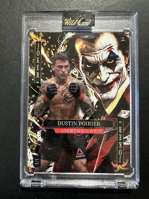 Dustin Poirier 1/1 Joker From Holiday Joker Pack 2025 Multi-Sport Jokers Wild