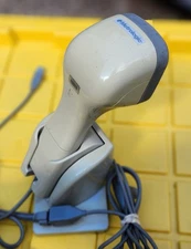 Metrologic Instruments MS6720 Barcode Scanner USB Adapter and Base Cream Beige