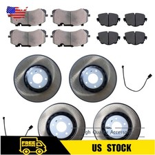 Front & Rear Brake Pads & rotors For 2016-2023 Bentley Bentayga US Stock