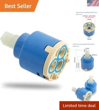 Diameter 35mm Ceramic Faucet Cartridge Replacement for Single Handle Kitchen ...