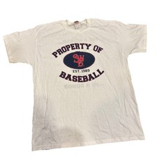 VTG 90S NEW WILKES BARRE SCRANTON RED BARONS BASEBALL XL Property Of SWB
