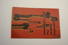 RARE INSTRUCTION MANUAL FOR AUTO-COLLIMATORS