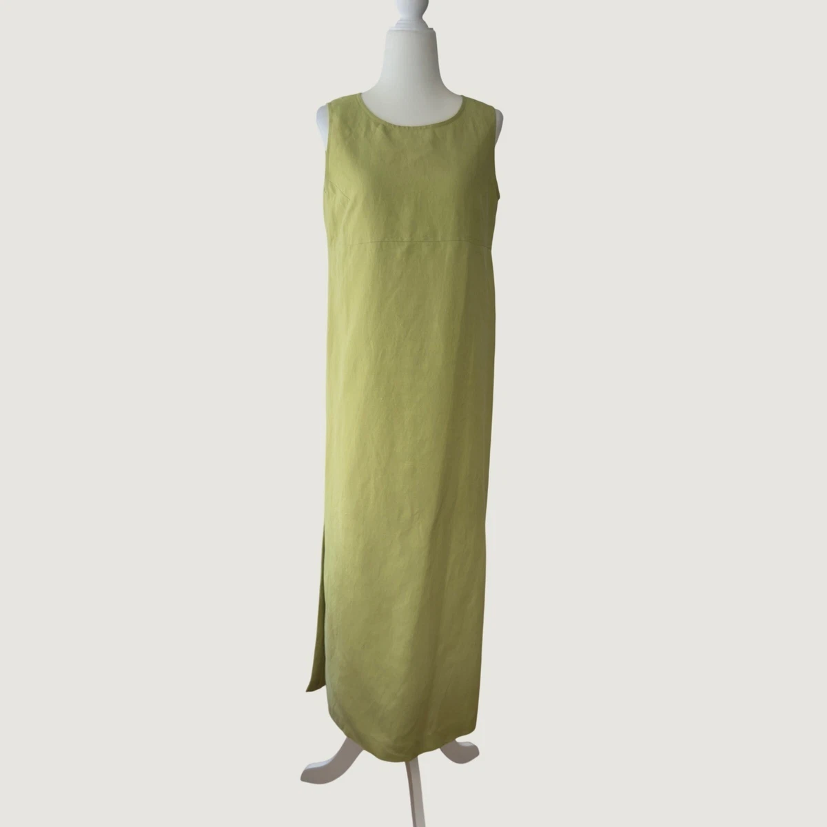 ebay linen dresses size 16 Shift Dresses for Women Small Medium Large XL Size 4-16 Vintage Pullover Ramie