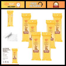Natural Cat Grooming Wipes | Dander Control & Cleaning Wipes | 50 Count, 6 Pack