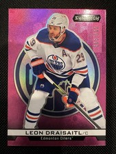 2024-25 Upper Deck Synergy Hockey Leon Draisaitl #IM-28 Impressions Magenta /599