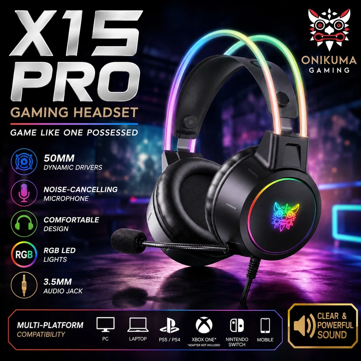 25+ Onikuma Video Game Headsets for sale | Updated Oct 2026