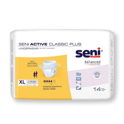 Seni Disposable Underwear X-Large Moderate 14 Ct