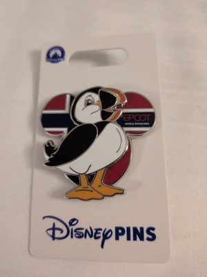 New Disney Epcot Puffin Norway Pavilion Pin World Showcase Mickey