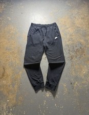 Vintage Nike Y2K Black Baggy Essential Jogger Sweatpants-Size L