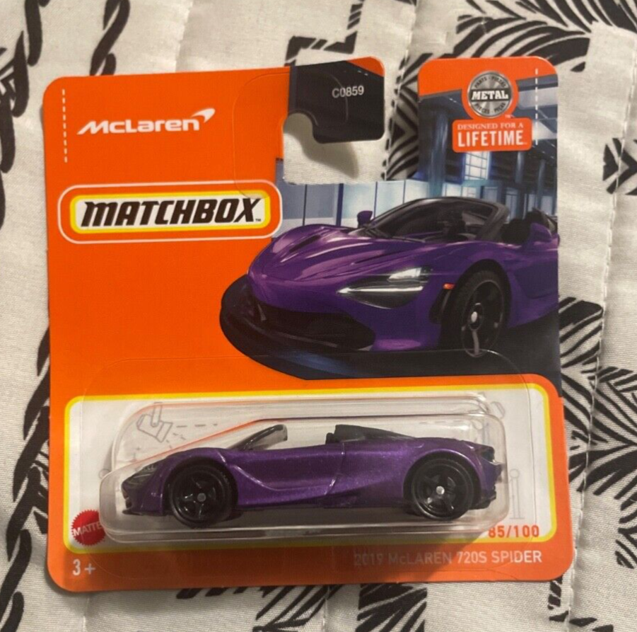 Matchbox 2024--2019 McLaren 720S Spider 85/100 (Purple)