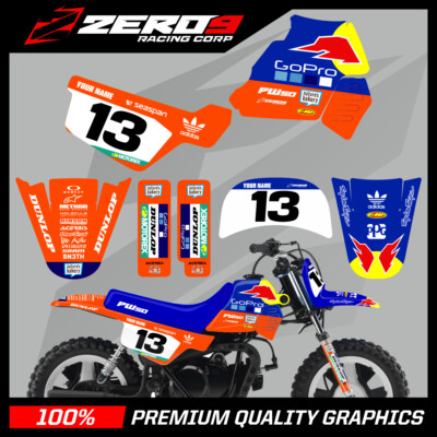 Motocross Graphics Senge Graphics Complete Kit For Yamaha PW50 1990 ...