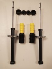 Satz 2 Gasdruck Stoßdämpfer VW Golf 3 + Cabrio Vento Domlager Staubschutz hinten