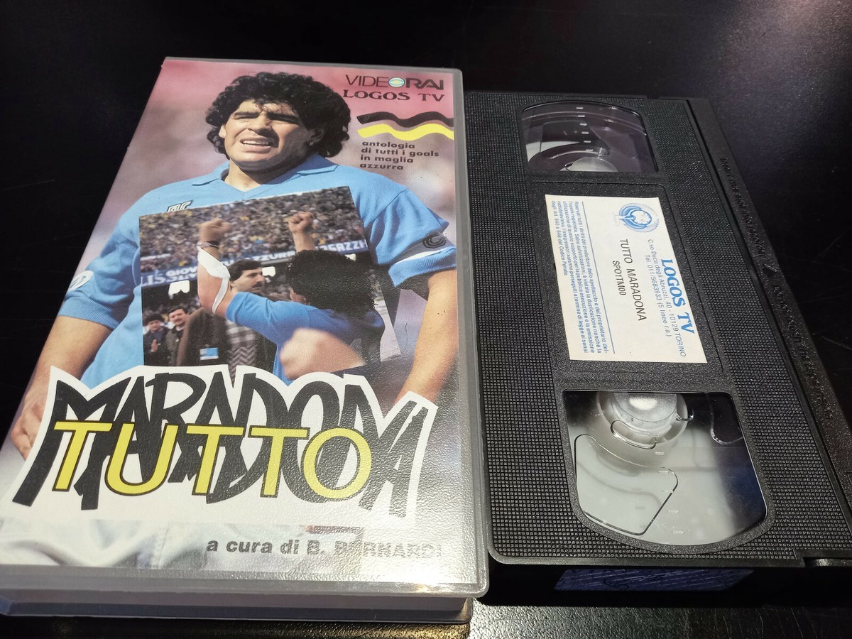 Dj Ten Maglia Ciclismo Radio Deejay VHS TUTTO MARADONA