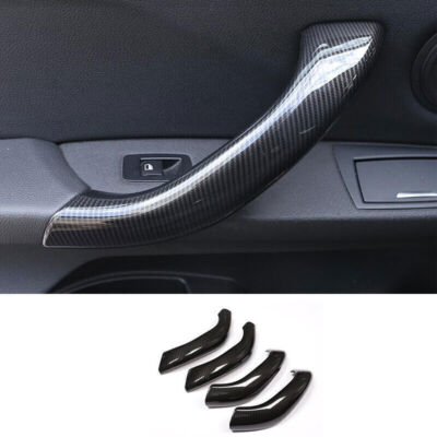 Fit For BMW X2 2018-2021 ABS Carbon Fiber Car Interior Door Armrest Strip Trim