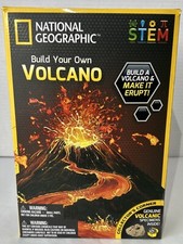 NATIONAL GEOGRAPHIC Build Your Own Volcano STEM Science Fair Class Project NEW