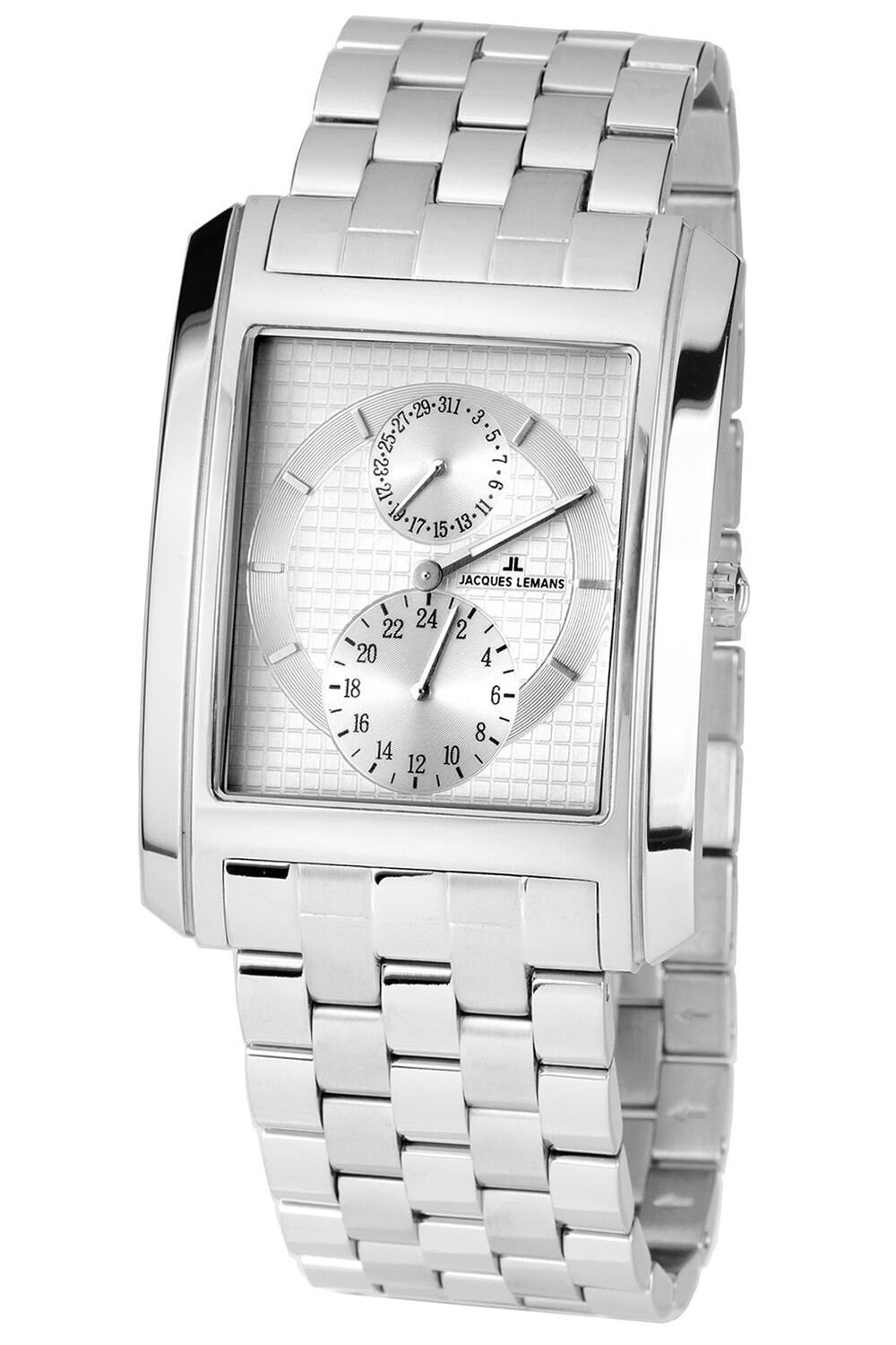 Jacques Lemans Men's Watch Multifunction Steel/Silver 1-1394E