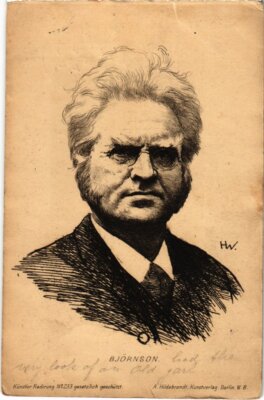 Old postcard AK Composer Bjornson MUSIC COMPOSERS (1328017)