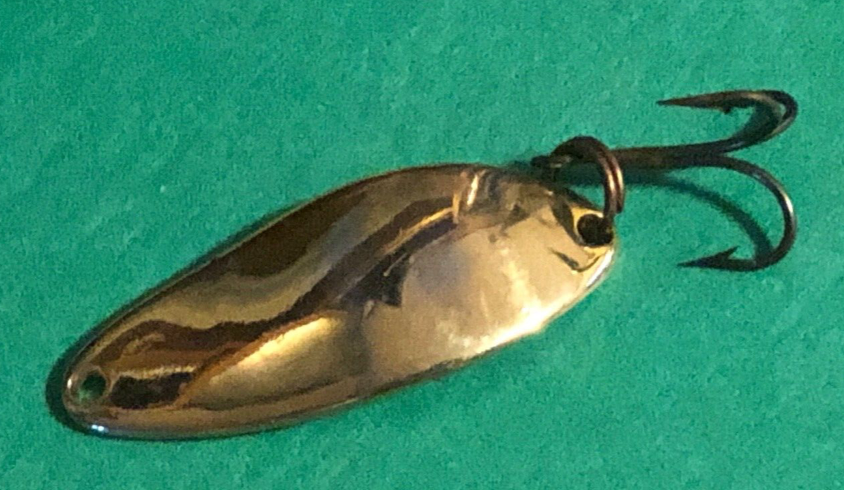 Ancienne Cuillère Pêche Cleo Wigl-Lure Sénèque - Coloris Bleu/argent (occasion)