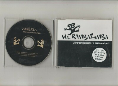 Mr. Rambazamba Everybody is drinking (Promo, 3 versions, 1999)  [Maxi-CD]
