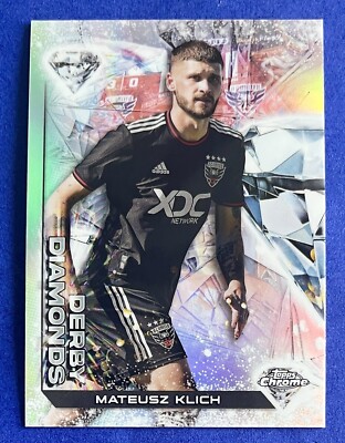 Mateusz Klich 2023 Topps Chrome MLS DERBY DIAMONDS INSERT #DD-15 DC UNITED