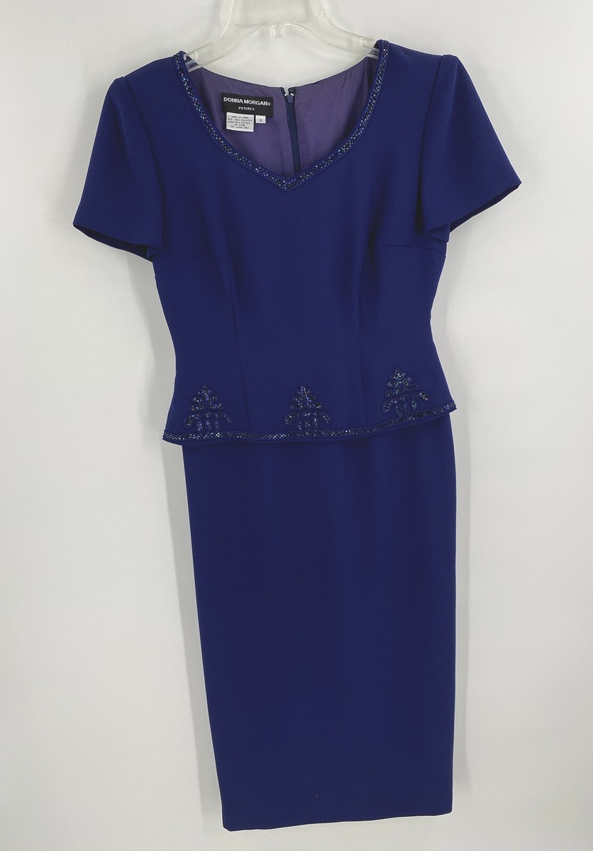 green emerald velvet dress Donna Morgan Women's Dresses Women's Collared Shirt Dress and Ladder  Embroidery Trim Detail main image 0