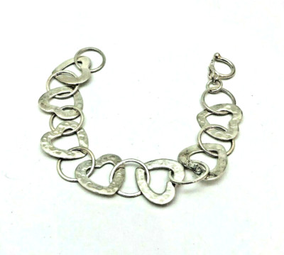 CAMUSSO 925 Multi Herz Sterling Silber Armband