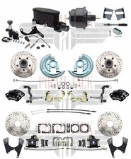1964-72 A Body Chevelle Four Wheel Disc Brake Conversion Wilwood Black Out