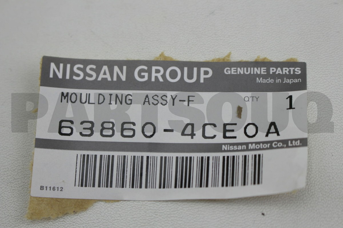 638604CE0A Genuine Nissan MOULDING ASSY F 63860-4CE0A | eBay