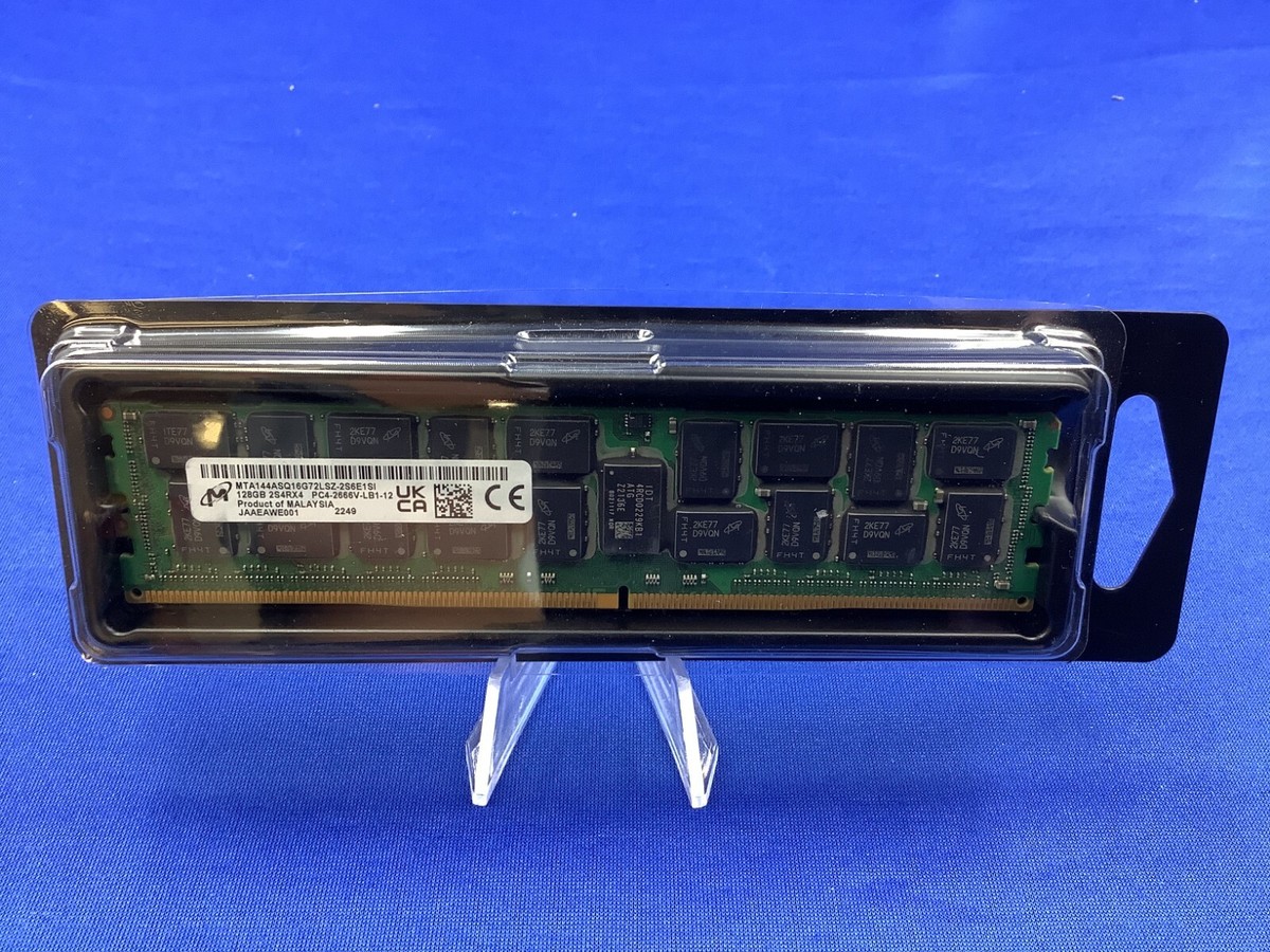 MTA144ASQ16G72LSZ-2S6E1 Micron 128GB 2S4Rx4 PC4-2666V DDR4 LRDIMM