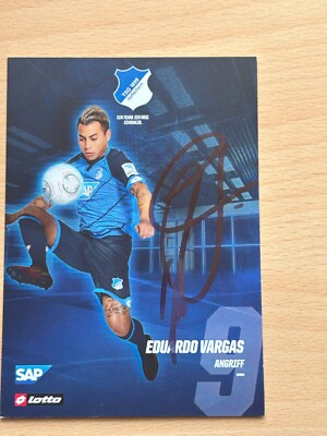 Eduardo Vargas TSG 1899 Hoffenheim Autogrammkarte original signiert #S7601