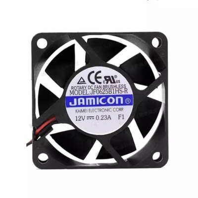 Ventolina Jamicon JF0625B1HS-R 12V 0,23A – Connettore 3 Pin – Cuscinetti A Doppia Sfera – Usata Ma Come Nuova