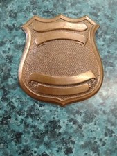 1940'S VTG OBSOLETE POLICE BADGE BLANK SHIELD NOS UNUSED