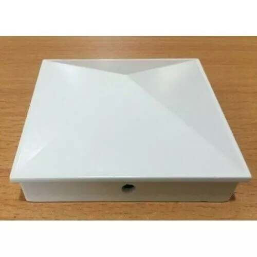 100mm x 100mm Fencing Capping 25x Caps WHITE Aluminum Post Cap - Picture 2 of 8