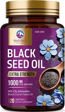 Black Seed Oil 1000mg - Premium Extra Strength Nigella Sativa Blackseed Oil Skin