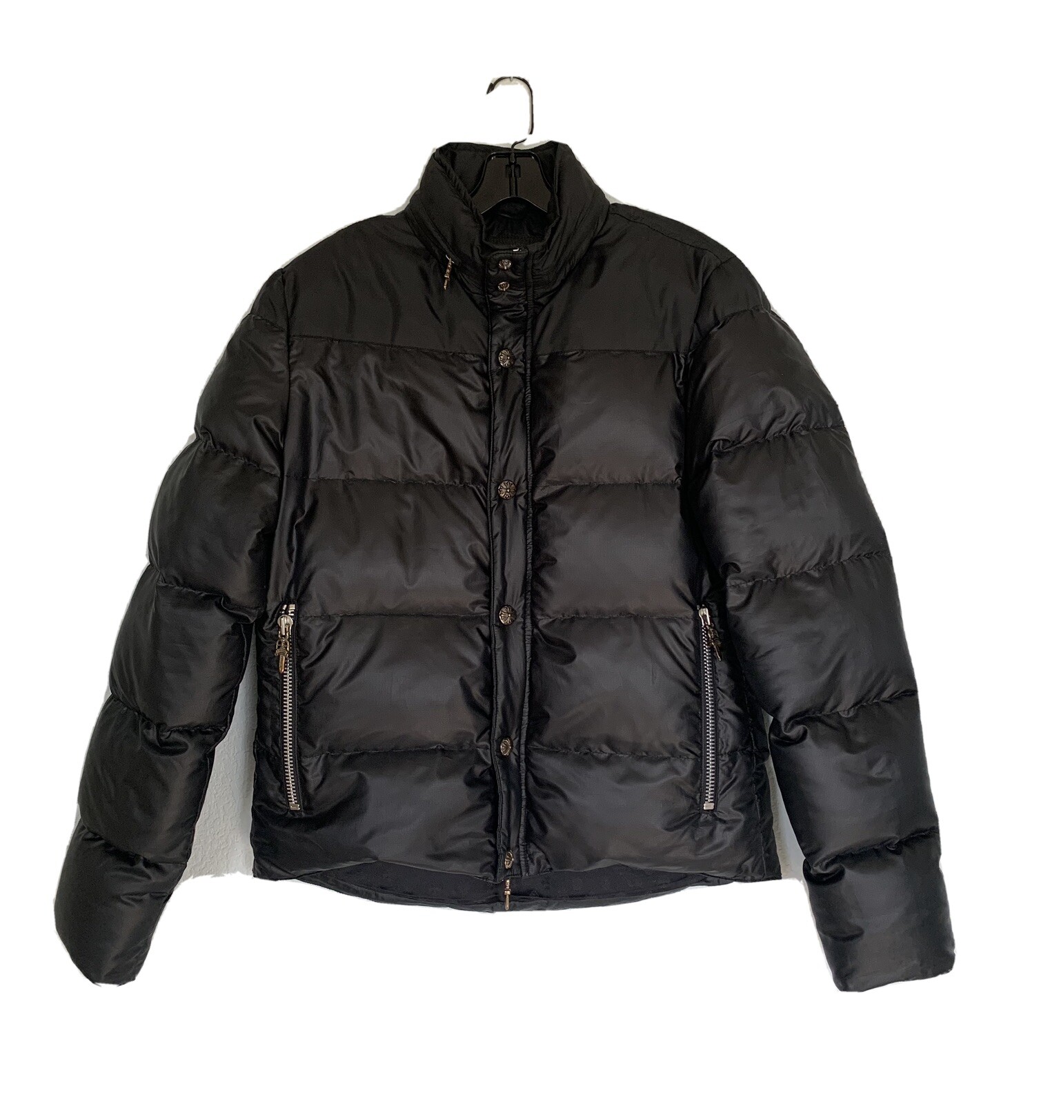 Chrome Hearts Nylon Hooded Puffer Sz M 