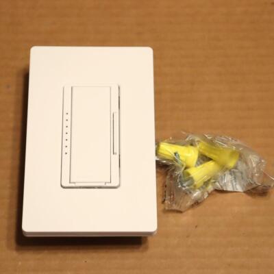Lutron MAESTRO MACL-153M-WH Lighting Dimmer Incandescent Rocker LED w/Plate BK80