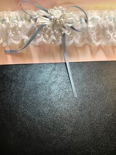 NEW WEDDING GARTER, FROM LOCAL WEDDING SHOP, NOW CLOSED. MANY LISTED. GRY-99-28