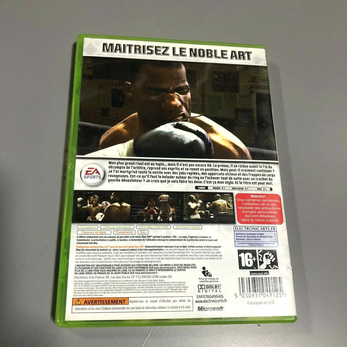 Xbox 360 Game - Fight Night - Round 3 PAL Import Free Shipping USA