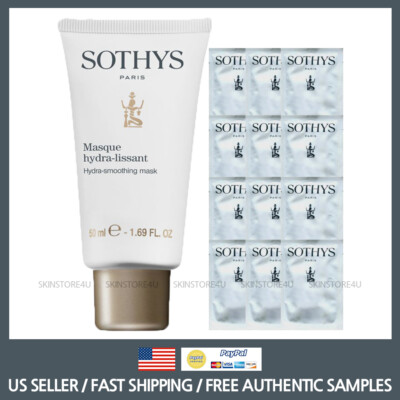 SOTHYS Hydra Smoothing Mask 1.69oz with 1 DOZEN Free Samples