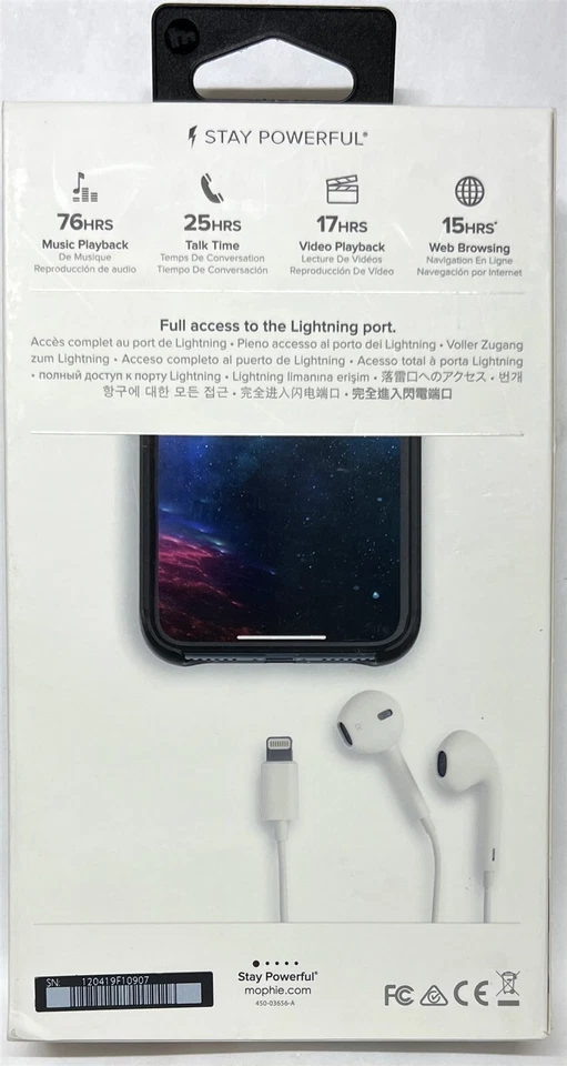 mophie Juice Pack Access Charging Battery Case for iPhone XS, iPhone X - Image 2 of 4