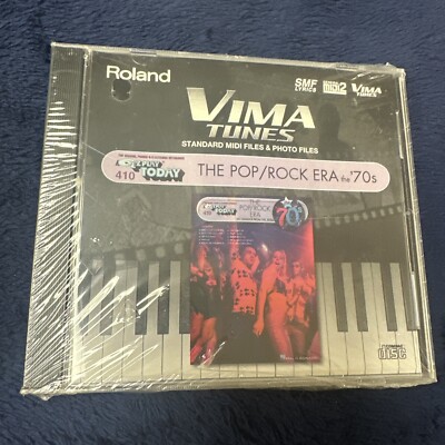 Roland VIMA Tunes - The Pop/Rock Era The 80s (VIMA CD) MIDI Brand New