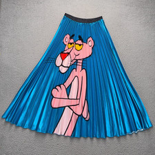 Pink Panther Print Handmade Skirt High Waist ...