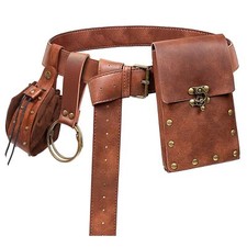 Renaissance Belt Pouch Set Medieval Costume Coin Purse Fanny Pack for Festivals