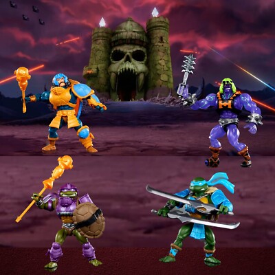Mattel Masters of the Universe TURTLES OF GRAYSKULL TMNT Nickelodeon Set Of 4