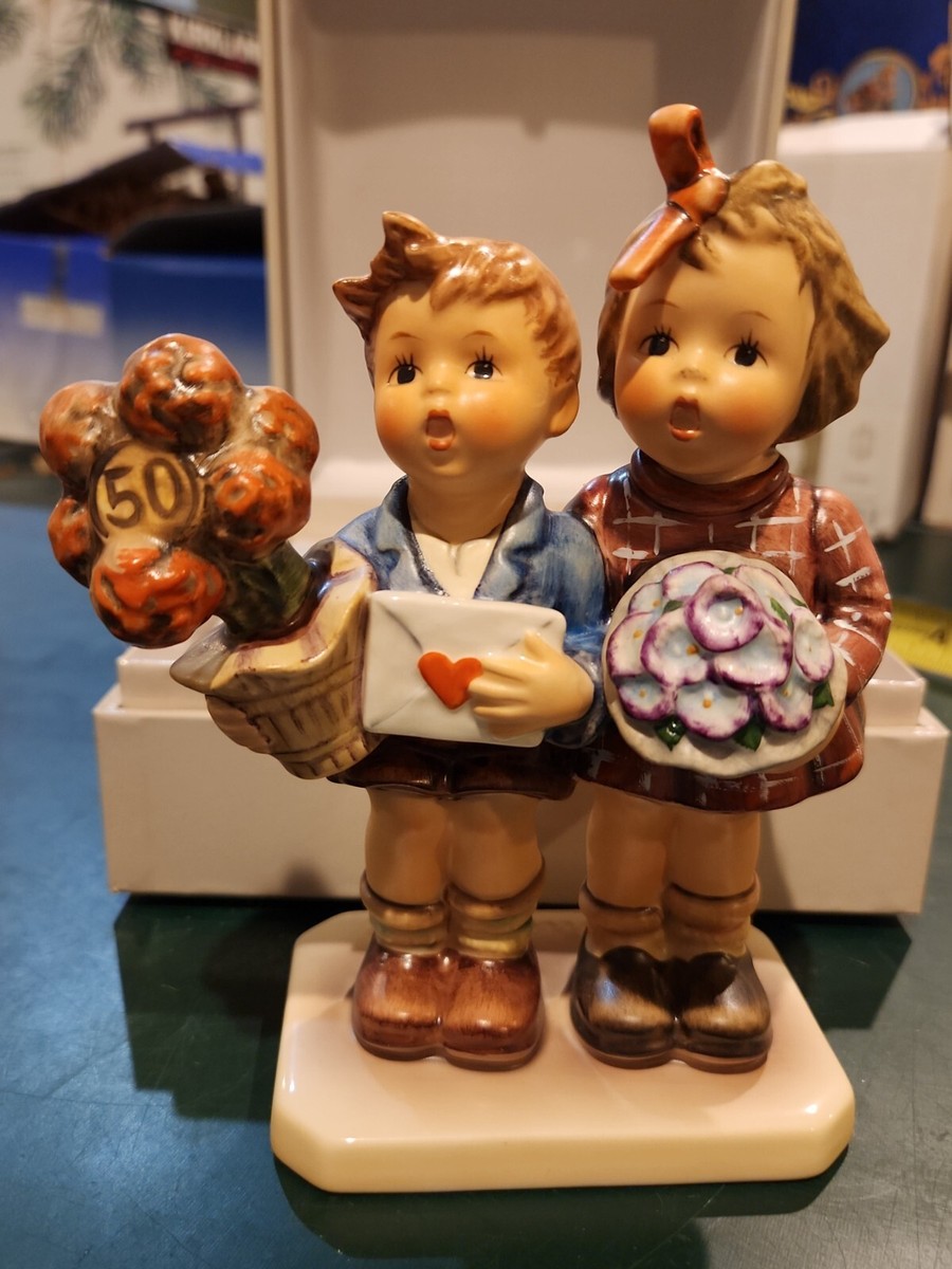 Vintage 1980 Goebel Hummel Figurine 50th Anniversary The Love