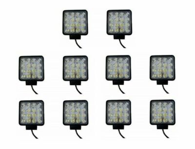 10x Faro Da Lavoro LED 18W Linea Lunga Fari Led 12V 24V Fari Di Profondita Impermeabile Ip67 Luci Di Lavoro Fuoristrada Moto Auto Suv 87410039 - Foto 2